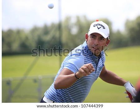 LE GOLF NATIONAL, PARIS, FRANCE, JULY 05 , 2012 Pablo Larrazabal  (SPA) at The French open, European tour, July 05, 2012 at The Golf National, Albatros course, Paris, France.