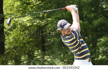 GUYANCOURT, FRANCE, JULY 02, 2015 : Danny Willett (ENG) at  the golf French Open, European Tour, july 02, 2015, Golf National, Guyancourt, France.