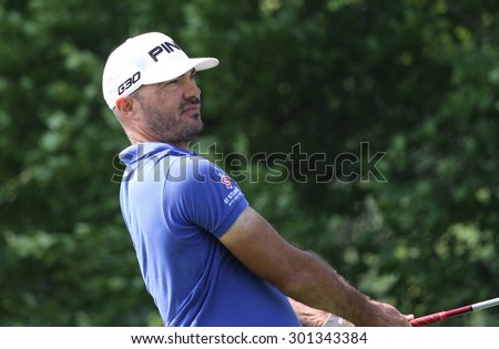 GUYANCOURT, FRANCE, JULY 02, 2015 : Gregory Havret (FRA) at  the golf French Open, European Tour, july 02, 2015, Golf National, Guyancourt, France.