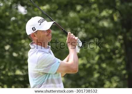 GUYANCOURT, FRANCE, JULY 02, 2015 : Soren Hansen (DEN) at  the golf French Open, European Tour, july 02, 2015, Golf National, Guyancourt, France.