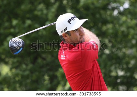 GUYANCOURT, FRANCE, JULY 02, 2015 : Oliver Farr (WAL) at  the golf French Open , European Tour, july 02, 2015, Golf National, Guyancourt, France.