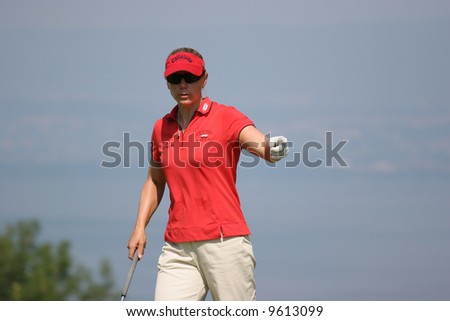 Annika Sorenstam (SWE) at Ladies Golf Evian Masters 2007