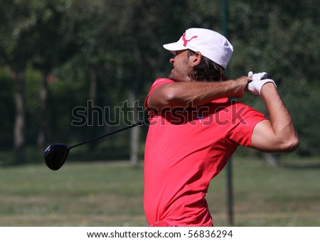 GUYANCOURT, FRANCE - JULY 2 : Johan Edfors (SWE) at The French Open, European Golf Tour, Paris, july 02, 2010, at the Golf National, Guyancourt, France.