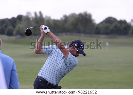 GOLF NATIONAL COURSE, FRANCE - JULY 01 :  Francois Delamontagne (FRA) at The French Open, European Tour, July 01, 2011, at  The Golf National, Albatros course, France.