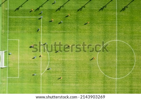 Similar – Image, Stock Photo shadow man Football pitch