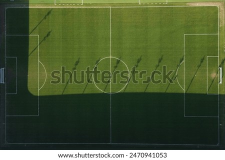 Similar – Image, Stock Photo shadow man Football pitch