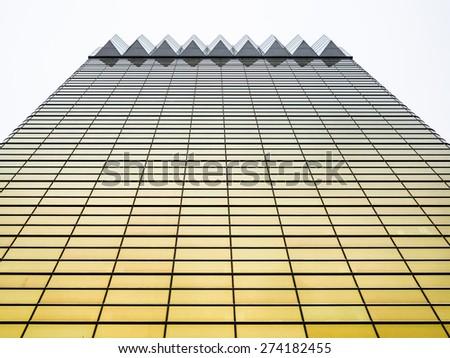 TOKYO, JAPAN - MARCH 18: Asahi Beer Hall on March 18, 2015 in Tokyo, Japan.  It was designed by french designer Philippe Starck.