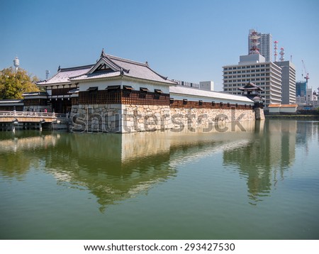 HIROSHIMA, JAPAN - MARCH 27: Hiroshima Castle on March 27, 2015 in Hiroshima, Japan. The castle was constructed in the 1590s, but was destroyed by the atomic bombing on 6 August 1945.