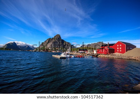 Reine is the administrative centre of Moskenes, located on the northern coast of Norway, above the Arctic Circle.