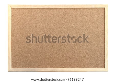 Cork board with wooden frame Foto d'archivio © 