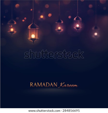 Ramadan Kareem, greeting background, eps 10