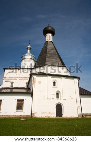 Ferapontov monastery. Church of St. Martinian. Russian North.