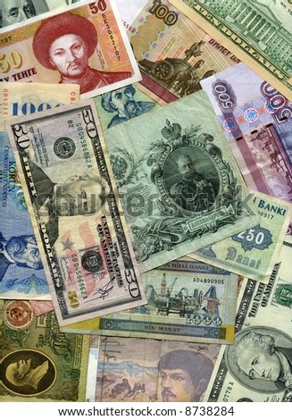 money collection background,