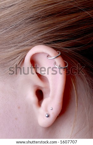 Multi-Pierced Ear
