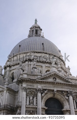 Santa Maria della Salute church in Venice in Italy