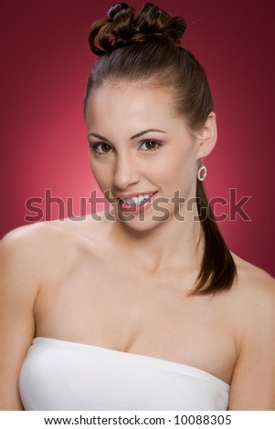 Head Shoulders Shot of Pretty Woman