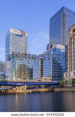 LONDON, UK - MAY 26: HSBC UK Head Quarter on May 26, 2013 in London, UK. HSBC's World Head Quarters based in Canary Wharf is the world's third-largest bank and sixth-largest public company.