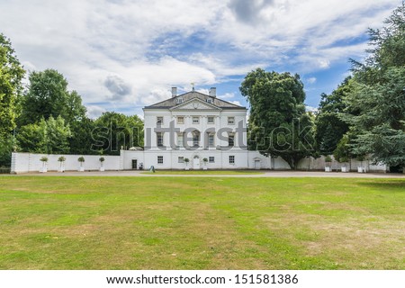 Marble Hill House (architect Roger Morris) is on northern banks of River Thames, situated halfway between Richmond and Twickenham, UK. Marble Hill House is a beautiful 18th Century Palladian Villa.