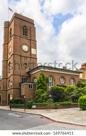 Chelsea Old Church (known as All Saints) is an Anglican church on Old Church Street, Chelsea, London, England. Chelsea Old Church dates from 1157.
