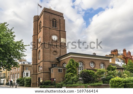 Chelsea Old Church (known as All Saints) is an Anglican church on Old Church Street, Chelsea, London, England. Chelsea Old Church dates from 1157.