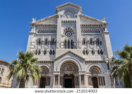 Saint Nicholas Cathedral - consecrated in 1875, located on site of the church built in 1252 and dedicated to St. Nicholas. Monte Carlo, Principality of Monaco.