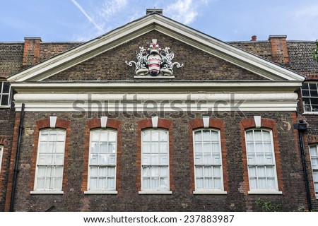 Bruce Castle (formerly Lordship House) is a 16th-century manor house in Lordship Lane - one of the oldest surviving English brick houses. Tottenham, London, UK.