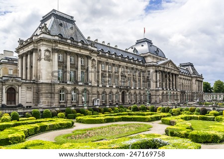Royal Palace of Brussels (Palais Royal de Bruxelles, 1783 - 1934) - official palace of King and Queen of Belgians in centre of nation\'s capital Brussels, Belgium.