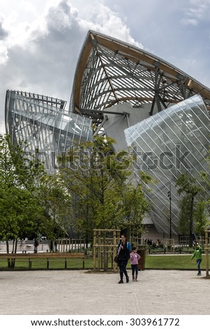 PARIS, FRANCE - APRIL 25, 2015: View of Jardin d\'Acclimatation (opened in1860 by Napoleon III and Empress Eugenie) - 20-hectare children\'s amusement park located in Bois de Boulogne.