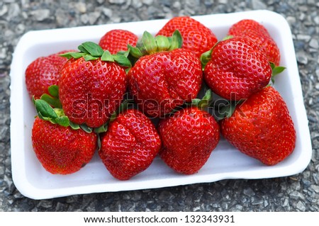 strawberry is an excellent source of vitamin C and flavonoids.