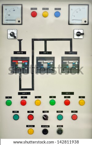 Electric control system in an office building.