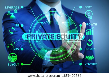Private equity investment business concept Stock foto © 