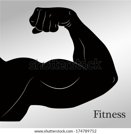 Cartoon Biceps (Man'S Arm Muscles) Stock Vector Illustration 174789752 ...