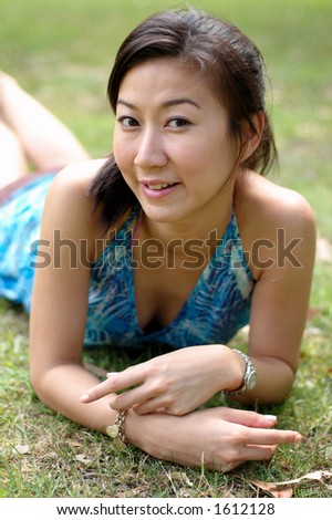 Asian female model
