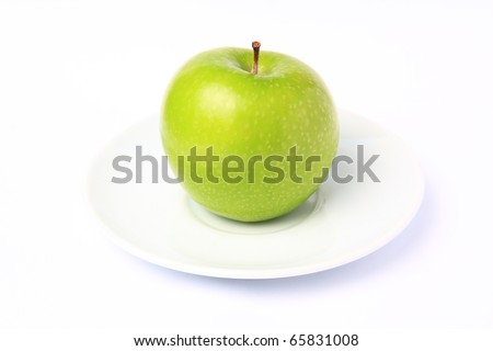 Green Apple freshness is Fruit skin health
