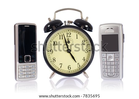 mobile phones with alarm clock, endless talks, time for upgrade