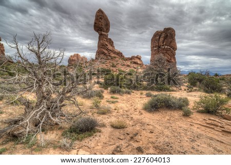Arches National Park is a US National Park in eastern Utah