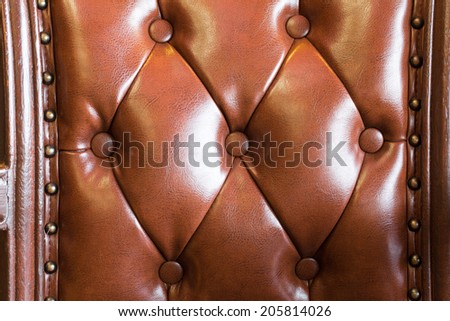 leather sofa background in the hotel