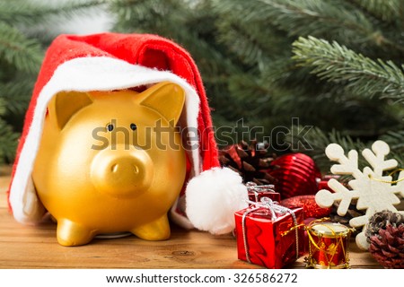 Piggy bank Christmas for your big buy gifts