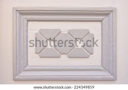 Door Panel - Door panel with ornamental pattern.