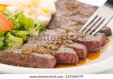Eating Beef Round Steak