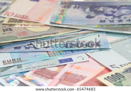 Euro,Yen,Taiwan dollars
