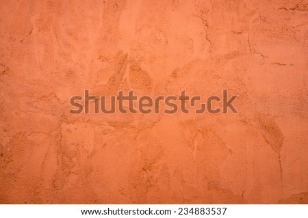 Orange color concrete wall.