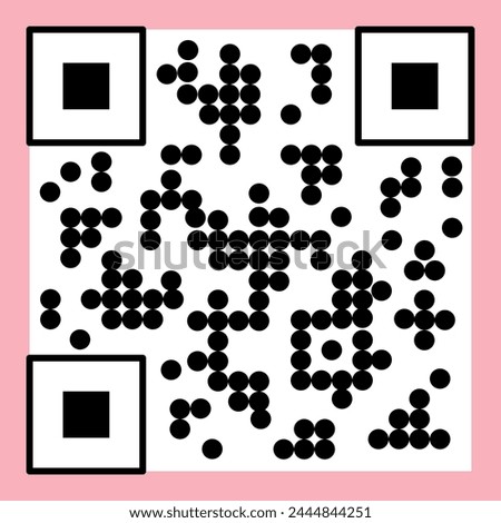 An imaginary QR code specialized for female products like cosmetics, intimacies, female health care.