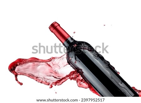 Similar – Glass Wine Bottle Closeup