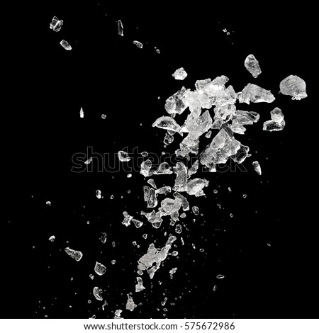 Crushed ice up Stockfoto © 