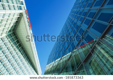 HAMBURG, GERMANY - MARCH 09: Der Spiegel building on March 09, 2014 in Hamburg. Der Spiegel is weekly news magazine, one of Europes largest publications of its kind, with weekly more than one million