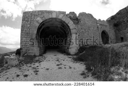 ancient Fort of Campo Molon used by the Italian army during World War I