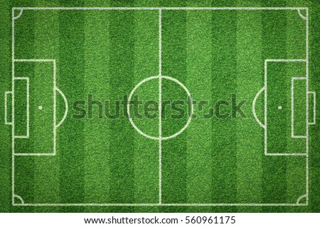 soccer field, football field Foto stock © 