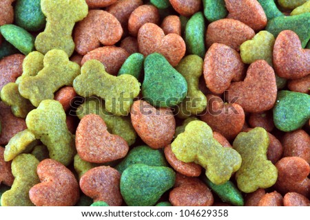 A background photo of Dried food for dog/puppy