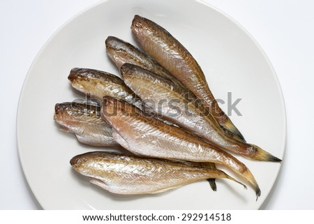 Saffron cod of dried fish